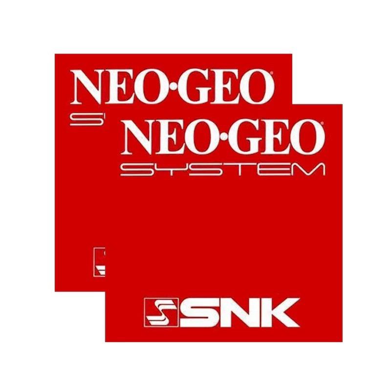 Neo Geo Arcade Side Art 2 Pc Set Laminated High Quality