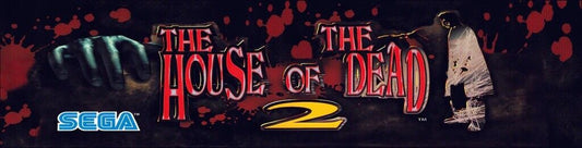 House Of The Dead 2 Arcade Marquee 30”x8”" Backlit Translite Premium Film