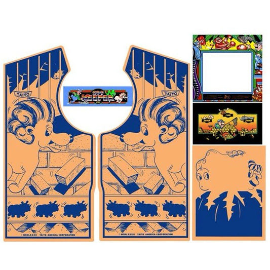 Zookeeper Arcade Side Art 6 Piece Set Laminated High Quality