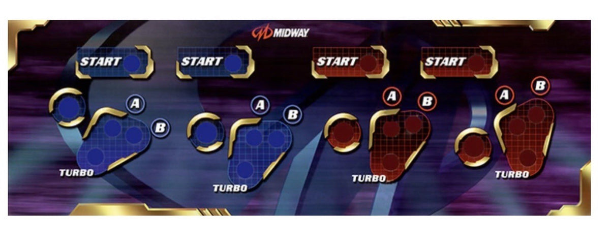 SportStation Arcade Control Panel Overlay CPO Textured
