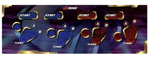 SportStation Arcade Control Panel Overlay CPO Textured