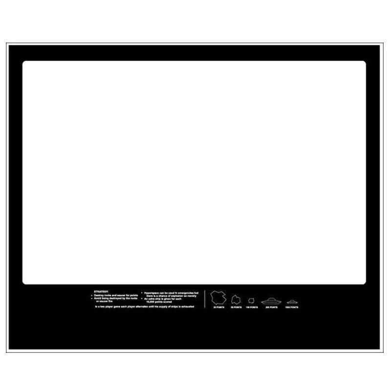 Monitor Screen Shape Sticker Asteroids Arcade Monitor Bezel Artwork Sticker D | StickerSmith Arcade