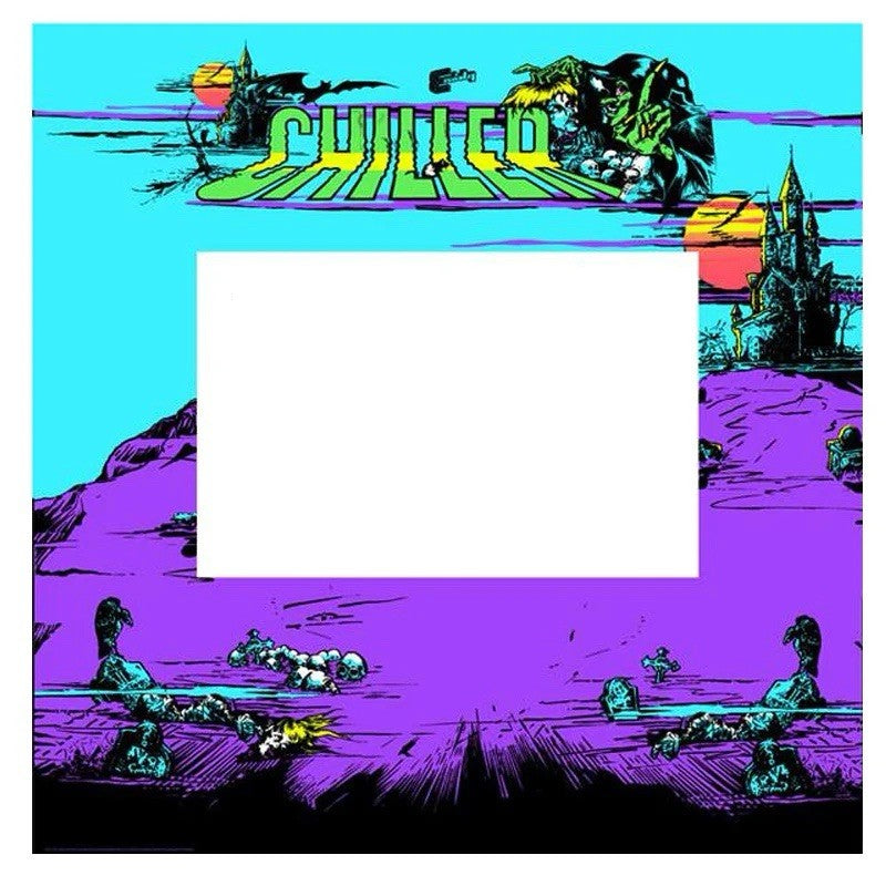Chiller Arcade Monitor Bezel Artwork Sticker Decal