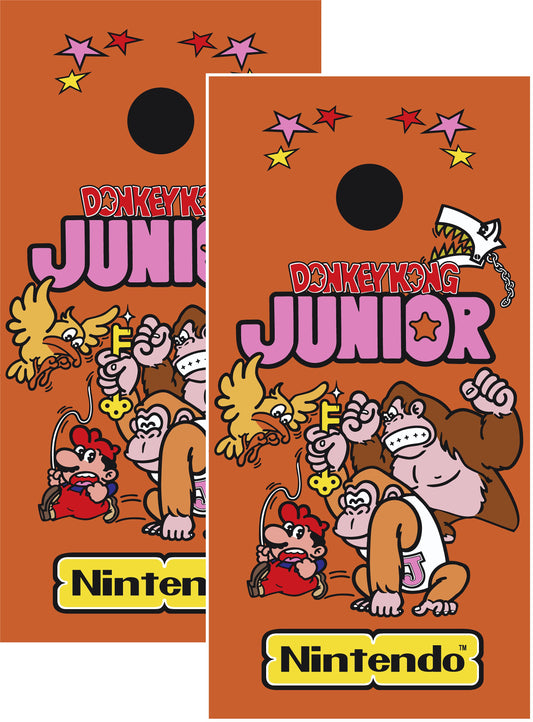 Donkey Kong Junior Cornhole Wrap
