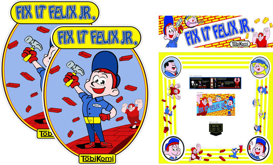 GI Joel Build Choice Cabinet Artwork Kits - Fix It Felix Jr