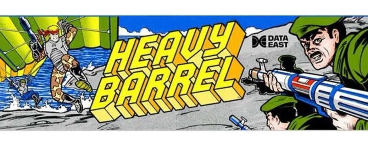 Heavy Barrel Arcade Marquee