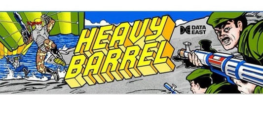 Heavy Barrel Arcade Marquee
