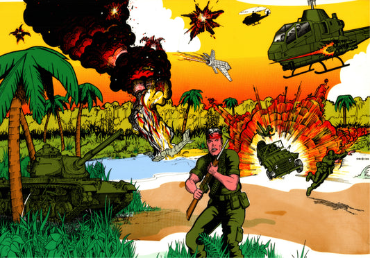 Military Generic Arcade Control Panel Overlay