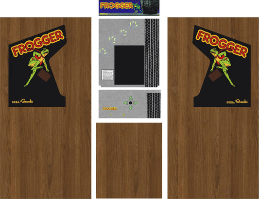 Frogger Restoration Kit 6pc Dark Wood Grain