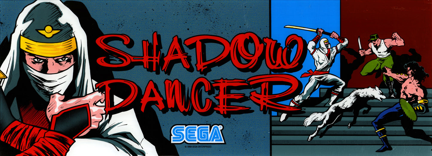 Shadow Dancer Arcade Marquee