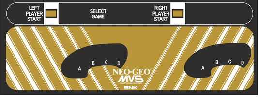 Neo Geo Goldie Control Panel Overlay CPO