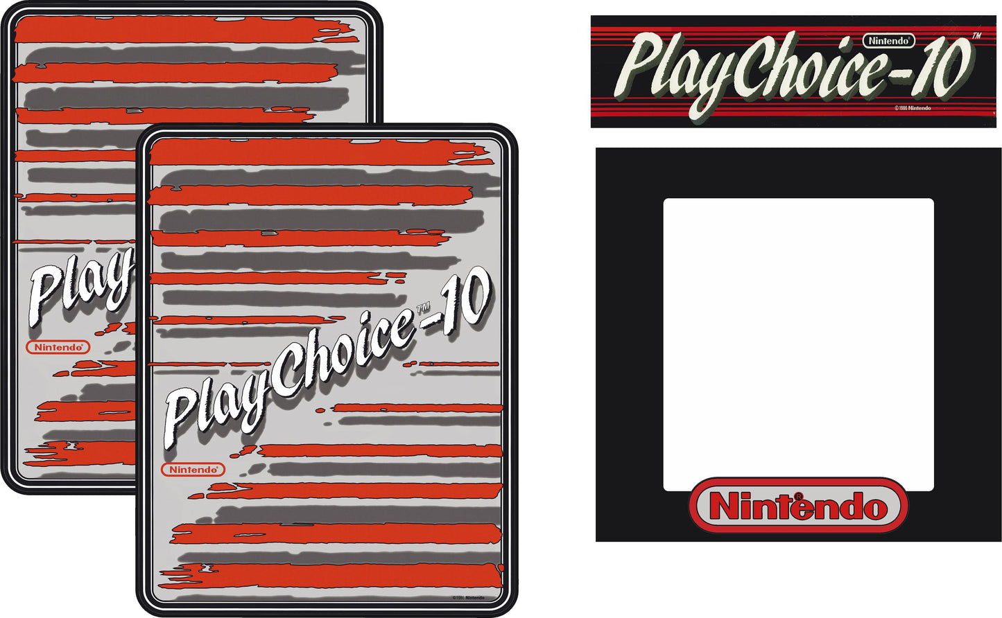GI Joel Build Choice Cabinet Artwork Kits - Playchoice 10