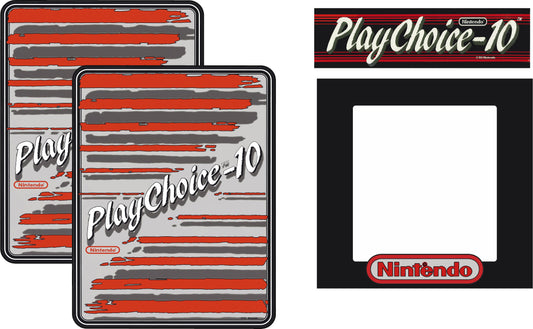 GI Joel Build Choice Cabinet Artwork Kits - Playchoice 10