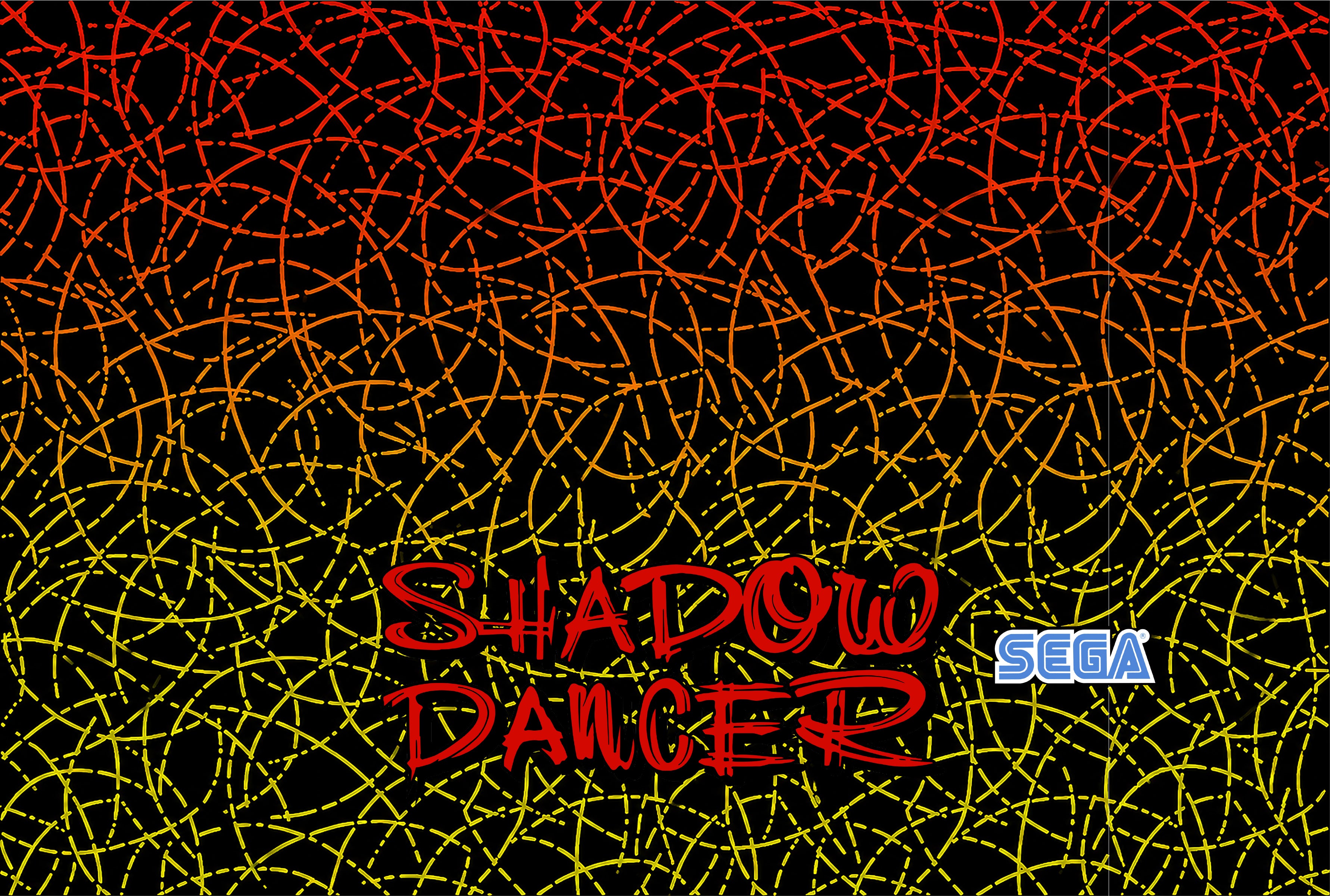 Shadow Dancer Arcade Control Panel Overlay CPO | StickerSmith Arcade
