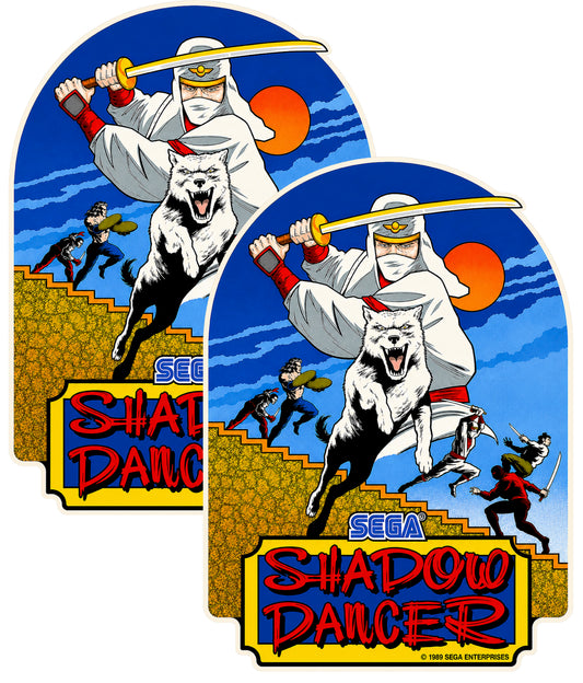 Shadow Dancer Arcade Side Art 2 Piece Set