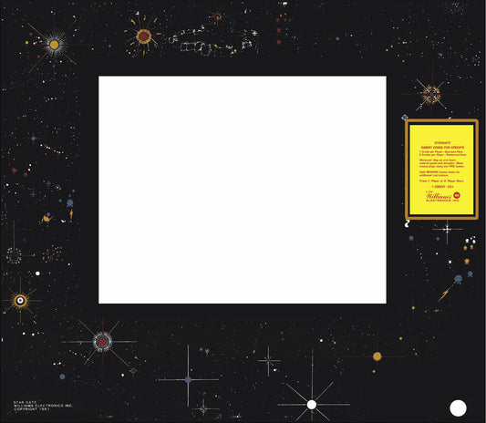 Stargate Arcade Monitor Bezel Decal