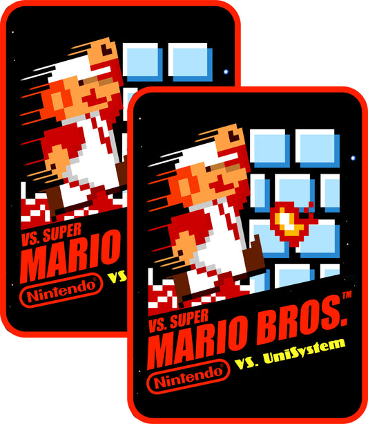 Super Mario Vs 8-Bit Custom Side Art