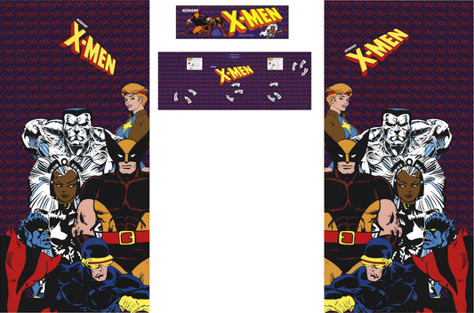 Xmen Arcade Restoration Kit 4pc