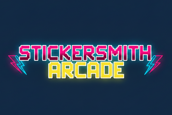 StickerSmith Arcade Logo - Lighter Navy