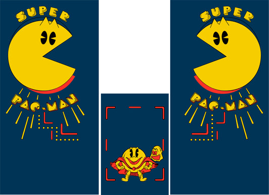Super Pac Man Arcade 3 Piece Set