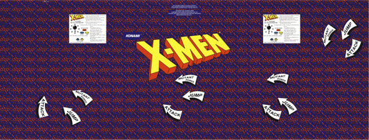 Xmen Control Panel Overlay CPO (4 Player)